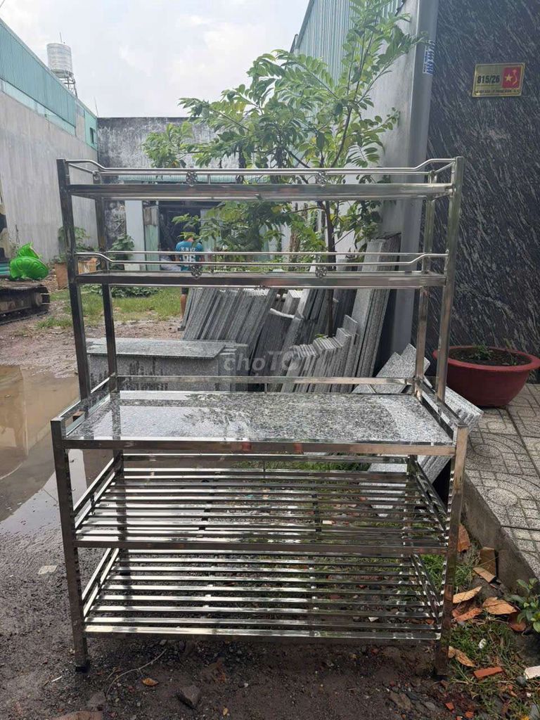 Kệ bếp Inox Đá hoa cương. Mua bán Tủ, kệ gia đình tại Quận Tân Bình Tp Hồ Chí Minh được đăng bởi Bich hình 1