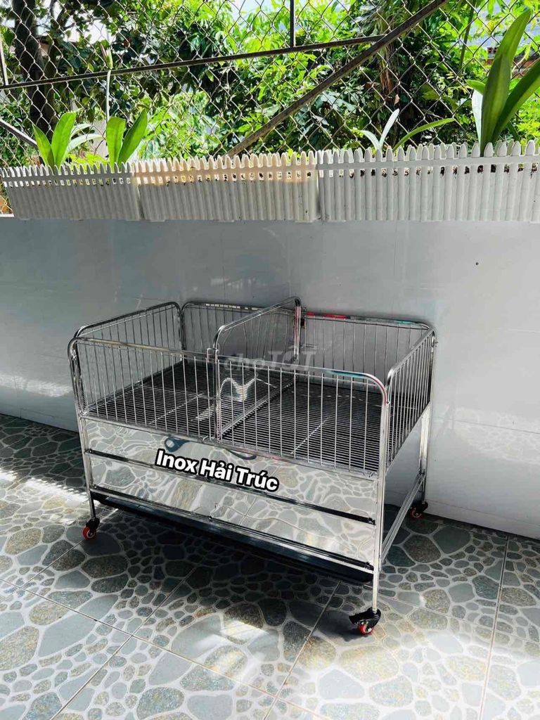 CHUỒNG INOX LẮP RÁP - SÀN NÂNG HẠ. Mua bán Phụ kiện, Thức ăn, Dịch vụ tại Quận 12 Tp Hồ Chí Minh được đăng bởi Thanh Trúc hình 5