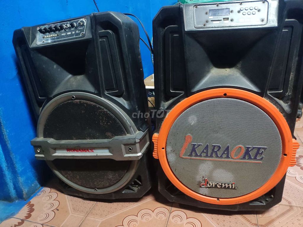 Loa karaoke Ronamax Đen Hư + DOREMI ĐỀU CÒN NGUỒN. Mua bán Tivi, Âm thanh tại Thành phố Dĩ An Bình Dương được đăng bởi THU MUA MÁY ẢNH CŨ hình 1