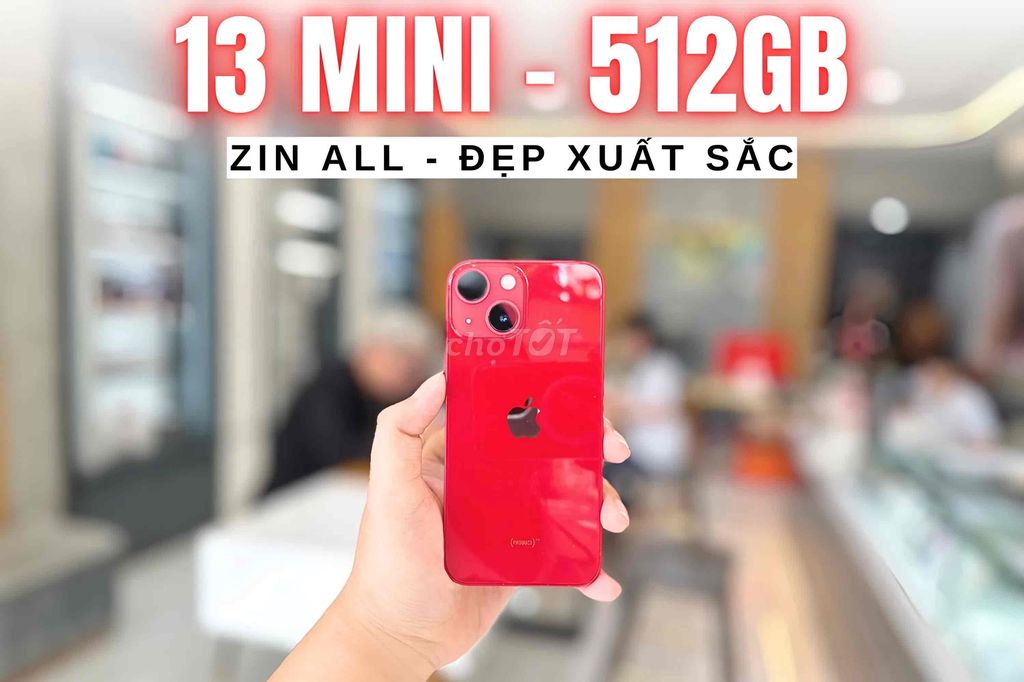 ĐỈNH - 13 MINI - 512GB - ZIN ALL - ĐẸP NHƯ MỚI