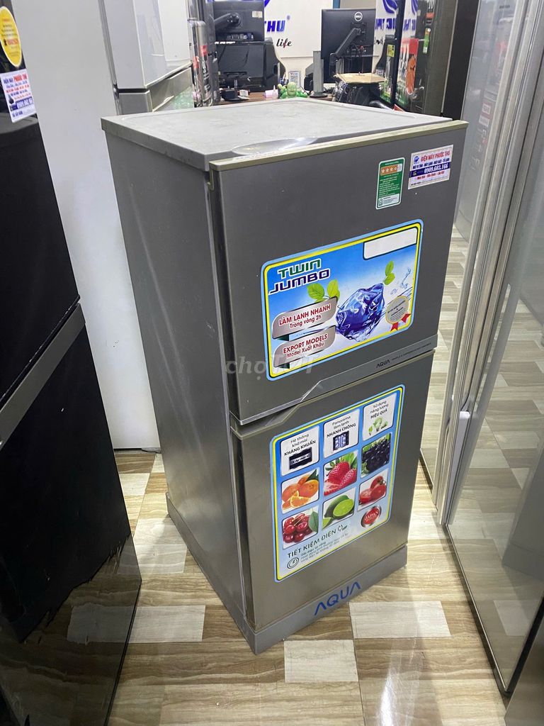 Tủ lạnh Aqua 120L Xám. Mua bán Tủ lạnh tại Thành phố Thủ Đức Tp Hồ Chí Minh được đăng bởi PHƯỚC THƯ Kho Điện Máy hình 1
