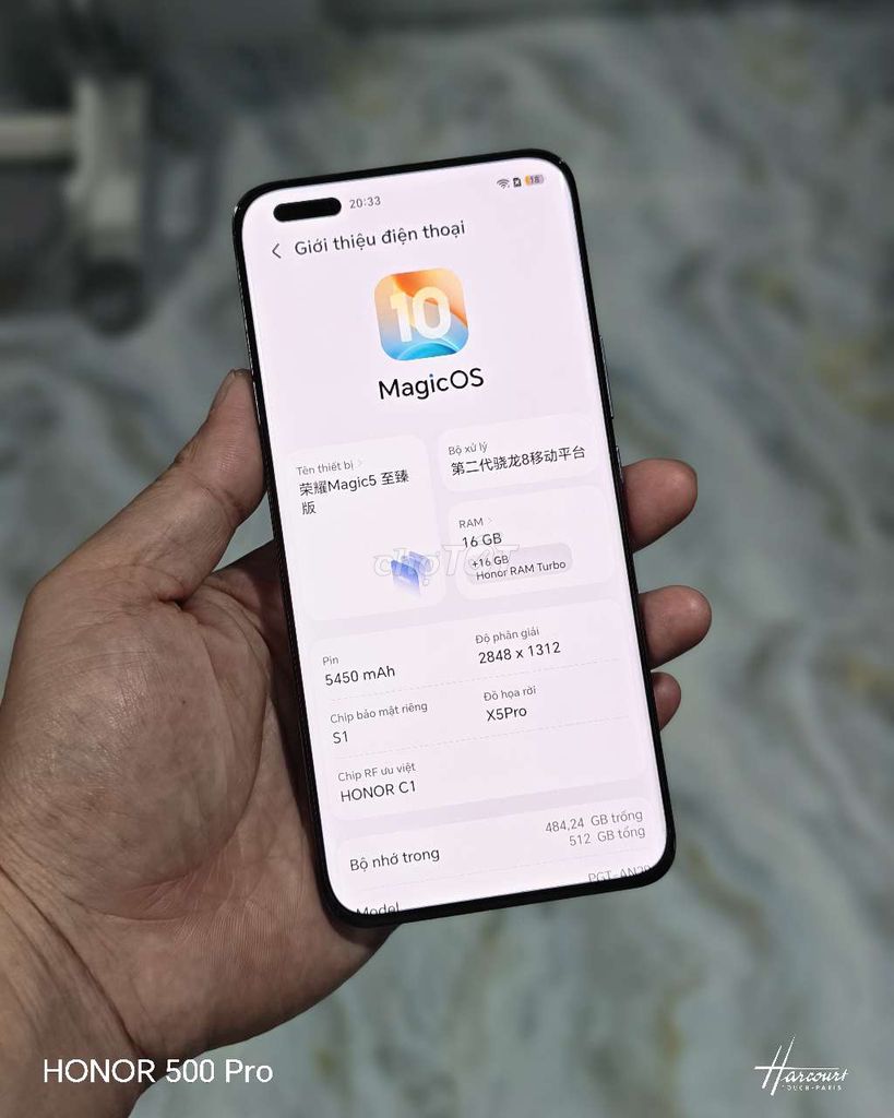 Honor Magic 5 Ultimate 512GB Đen 98%. Mua bán Điện thoại tại Thành phố Mỹ Tho Tiền Giang được đăng bởi Hiếu Mobile hình 1