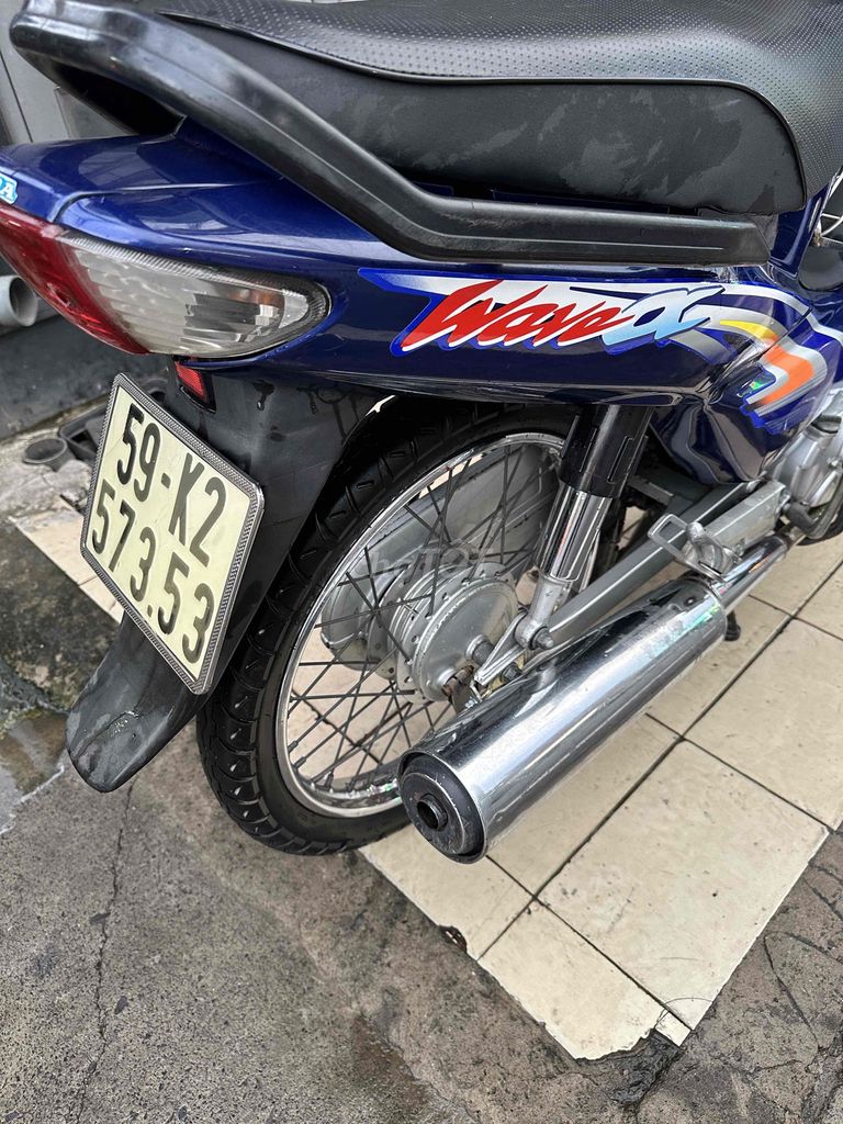 Honda Wave Alpha 2004 Xanh. Mua bán Xe máy tại Huyện Hóc Môn Tp Hồ Chí Minh được đăng bởi Kết ròm hình 4