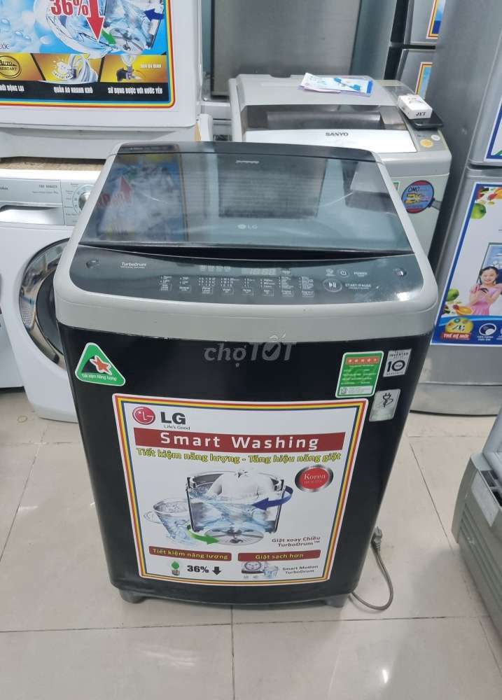 Thanh lý máy giặt LG inverter 9kg chạy tốt