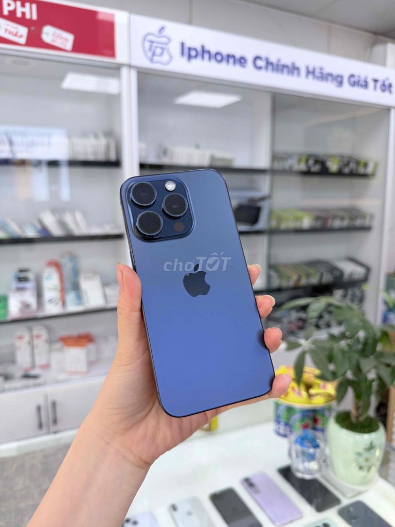 Apple iPhone 15 Pro 128GB Xanh. Mua bán Điện thoại tại Quận Sơn Trà Đà Nẵng được đăng bởi Diễm Diễm hình 1
