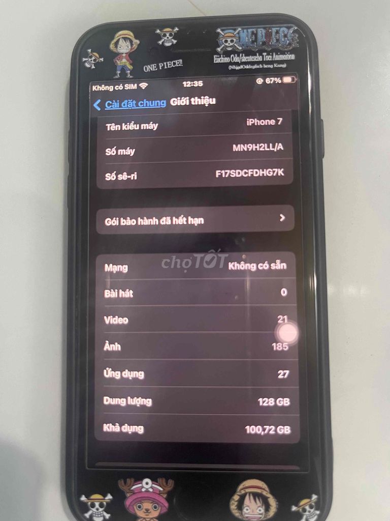 cần bán iphone 7 128gb. Mua bán Điện thoại tại Huyện Hóc Môn Tp Hồ Chí Minh được đăng bởi đồ cũ giá rẻ hình 1