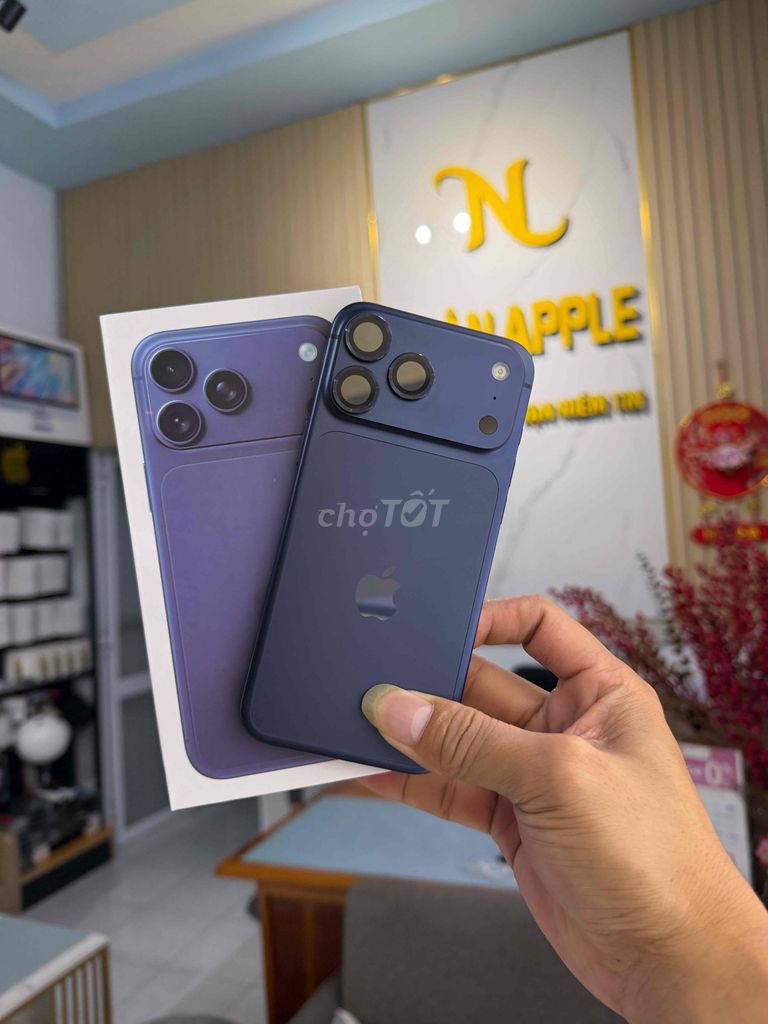 iPhone 17 Pro Max 256GB Xanh 99% QT MỸ PIN100. Mua bán Điện thoại tại Thành phố Cà Mau Cà Mau được đăng bởi NHAN APPLE hình 1