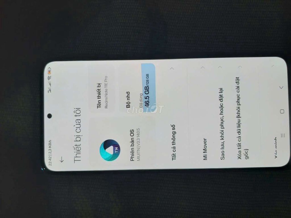 Xiaomi Redmi Note 11E 5G 128GB Xanh 89%. Mua bán Điện thoại tại Thành phố Nam Định Nam Định được đăng bởi Theanh1992 Nguyen hình 1