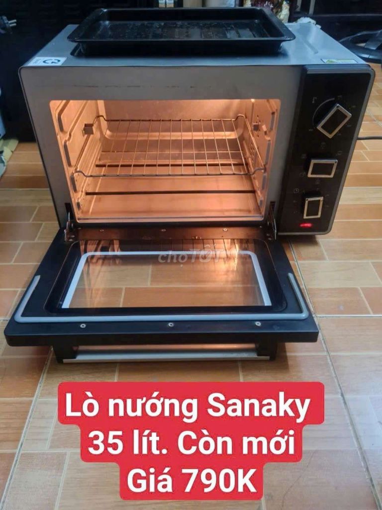 THANH LÝ LÒ NƯỚNG SANAKY 35LIT.còn mới 80%