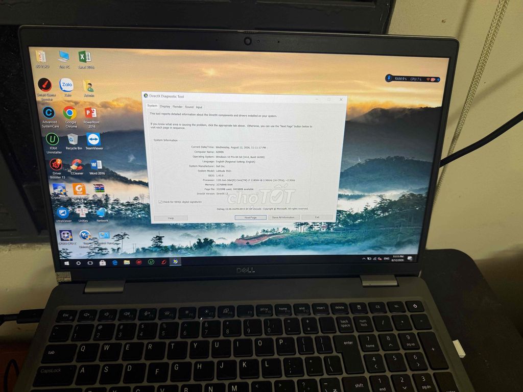 Dell Latitude 5521  i7- 11850H - 32GB/750GB MX450. Mua bán Laptop tại Huyện Bàu Bàng Bình Dương được đăng bởi Vuongphamvietjp hình 1