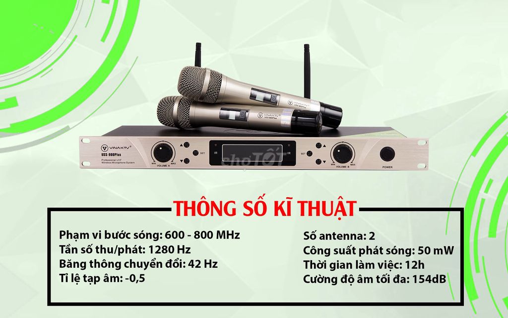 Micro USS 900 Plus VinaKTV karaoke chuyên nghiệp..