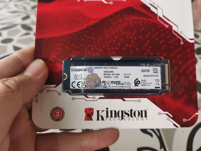 Ổ cứng SSD NVMe Kingston NV3 500GB PCIe 4.0. Mua bán Linh kiện (RAM, Card...) tại Quận Gò Vấp Tp Hồ Chí Minh được đăng bởi HUY AT COMPUTER