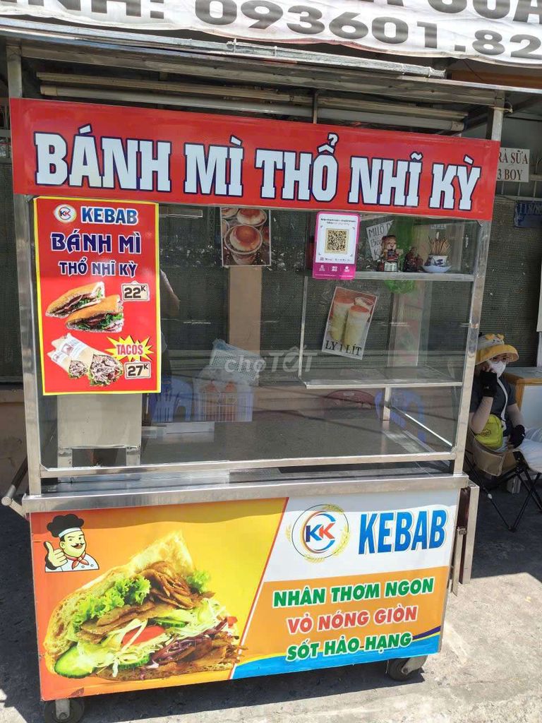 Xe bánh mì Kebab Thổ Nhĩ Kỳ Inox. Mua bán Đồ chuyên dụng, Giống nuôi trồng tại Quận Tân Phú Tp Hồ Chí Minh được đăng bởi Nghĩa  hình 1