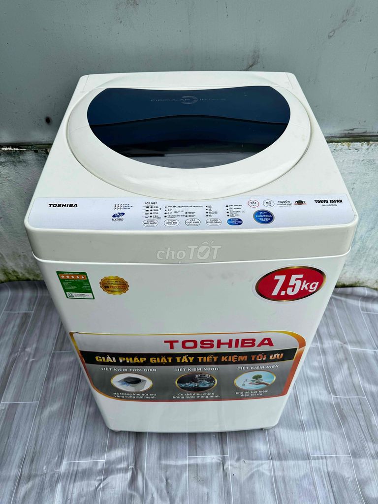 máy giặt toshiba 7kí5 giặt êm❤️