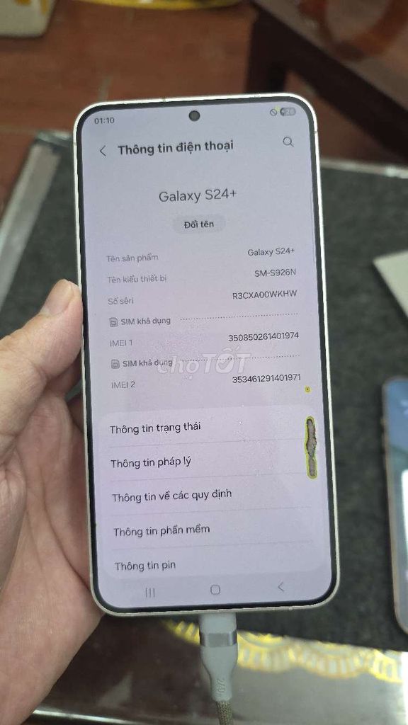 Samsung Galaxy S24+ 12GB/256GB Bạc. Mua bán Điện thoại tại Quận Thanh Xuân Hà Nội được đăng bởi Shandp thanh xuân hình 1