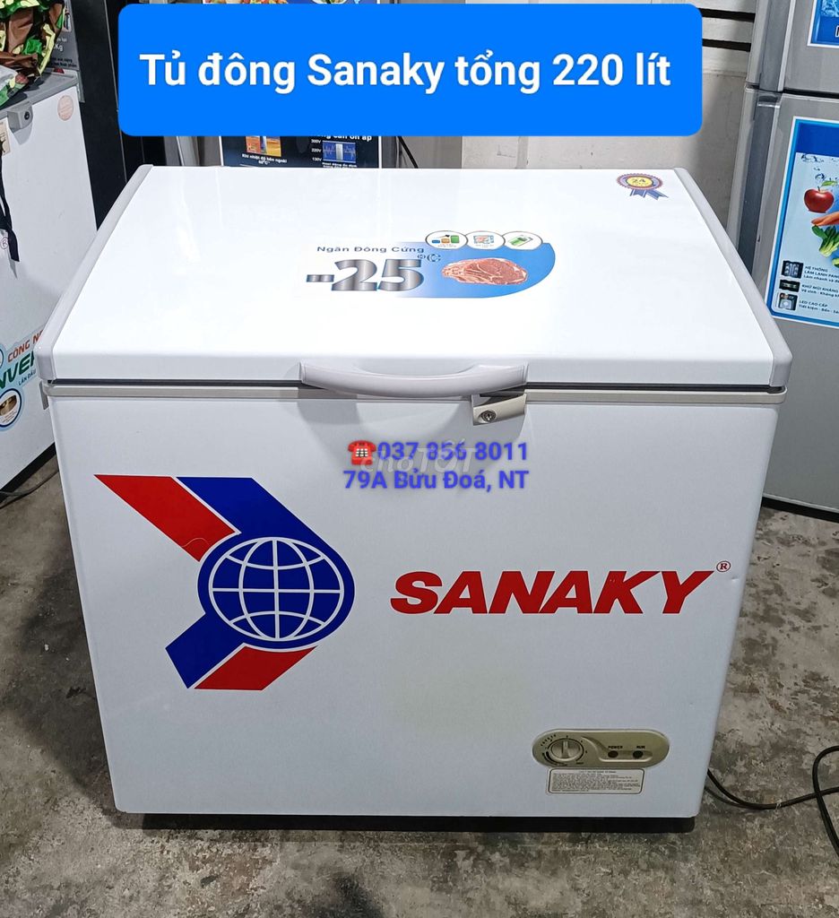 Tủ đông Sanaky tổng 220L