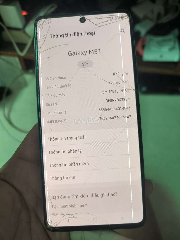 Samsung Galaxy A71 Đen Sọc màn hình. Mua bán Điện thoại tại Quận Tân Bình Tp Hồ Chí Minh được đăng bởi nghiêm  hình 1
