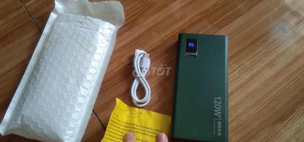 Sạc nhanh120W 50000mah kèm dây sạc. Mua bán Phụ kiện (Màn hình, Chuột...) tại Quận Tân Phú Tp Hồ Chí Minh được đăng bởi Khang Ngô hình 1