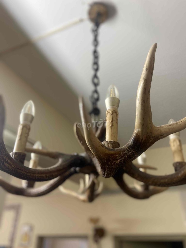 Đèn chùm Tuần lộc 1m Sừng Nâu. Mua bán Đèn tại Quận Đống Đa Hà Nội được đăng bởi Tiến Trọng hình 1