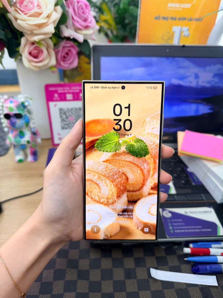 thiết kế đẹp,zin áp luon ạ S24 Ultra 256GB Vàng. Mua bán Điện thoại tại Thành phố Thủ Đức Tp Hồ Chí Minh được đăng bởi Minh phương hình 1