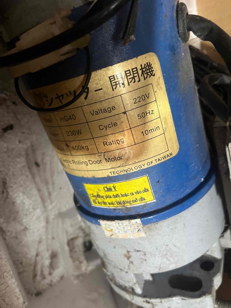 Mô tơ cửa cuốn 220V 230W 400kg Đài Loan. Mua bán Nội thất, đồ gia dụng khác tại Thị xã Tân Uyên Bình Dương được đăng bởi hào nè hình 1