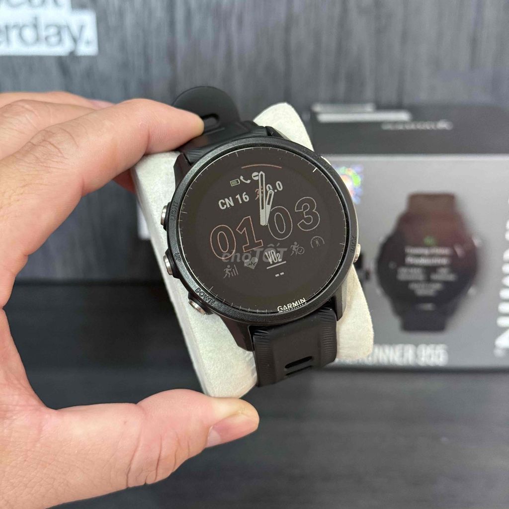 GARMIN FORERUNNER 955 CHÍNH HÃNG FULLBOX ĐẸP 99%