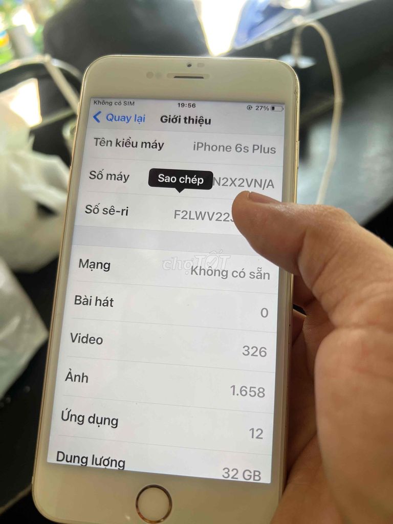 iPhone 6s Plus 32GB Vàng. Mua bán Điện thoại tại Quận 7 Tp Hồ Chí Minh được đăng bởi Hai Vo hình 1