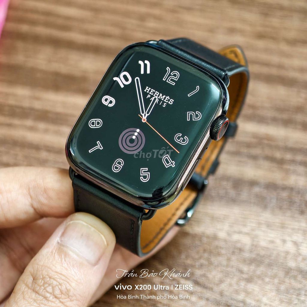 Apple Watch Series 8 Hermes 45mm Đen. Mua bán Thiết bị đeo thông minh tại Thành phố Hòa Bình Hòa Bình được đăng bởi Trần Bảo Khánh hình 1