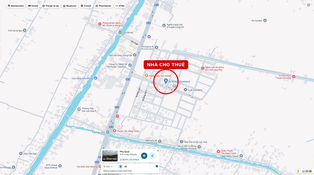 🏠 CHO THUÊ PHÒNG TRỌ MẶT TIỀN – TIỆN Ở & KINH DOANH – KDC HÒA PHÚ