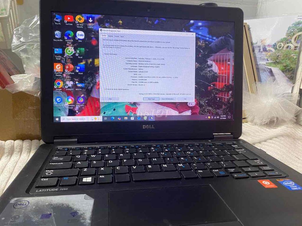 Dell Latitude 7250. Mua bán Laptop tại Thị xã Tân Uyên Bình Dương được đăng bởi NGUYỄN VĂN CHÍ HẬU  hình 1