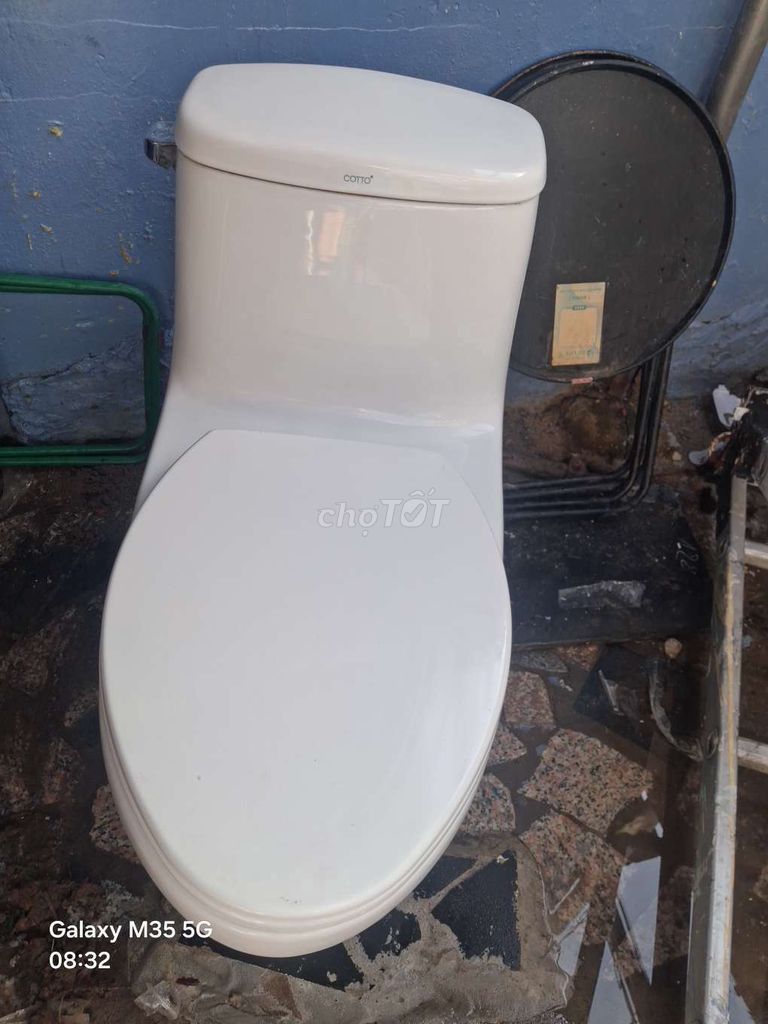 Bồn cầu Cotto Trắng. Mua bán Thiết bị vệ sinh, nhà tắm tại Quận 6 Tp Hồ Chí Minh được đăng bởi Chien hình 1