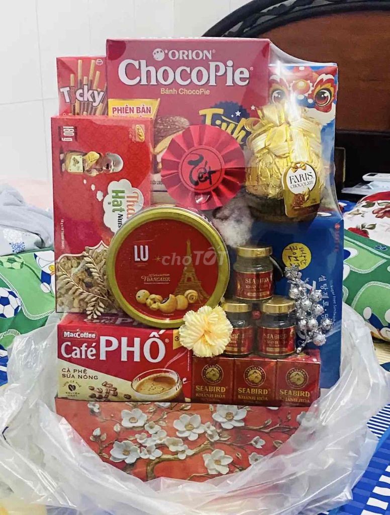 Giỏ quà Tết Orion MacCoffee. Mua bán Đồ ăn, thực phẩm và các loại khác tại Thành phố Sóc Trăng Sóc Trăng được đăng bởi Minh Minh hình 1