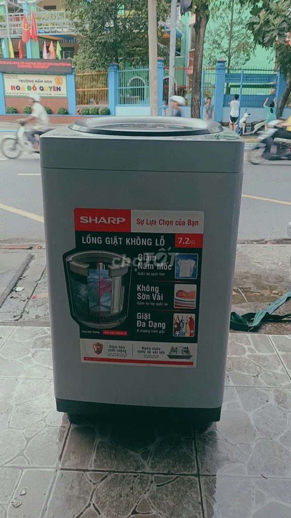 Máy giặt Sharp 7.2kg zin đẹp giặt vắt tốt. Mua bán Máy giặt tại Quận Gò Vấp Tp Hồ Chí Minh được đăng bởi Nguyễn Thị Cẩm Tiên hình 1