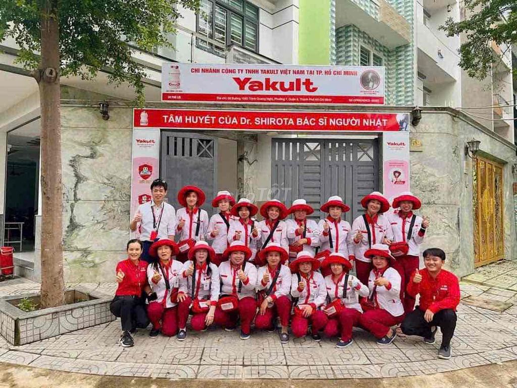 Tuyển 7 nữ bán sữa Yakult khu vực Quận 6, Quận 11. Việc làm tại Quận 6 Tp Hồ Chí Minh được đăng bởi Công ty TNHH Yakult Việt Nam hình 2