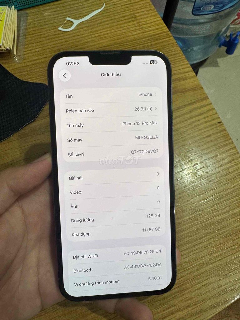 13prm Q.Tế 128gb zin full cn pin 87% đẹp. Mua bán Điện thoại tại Quận 12 Tp Hồ Chí Minh được đăng bởi Tâm Dz hình 1