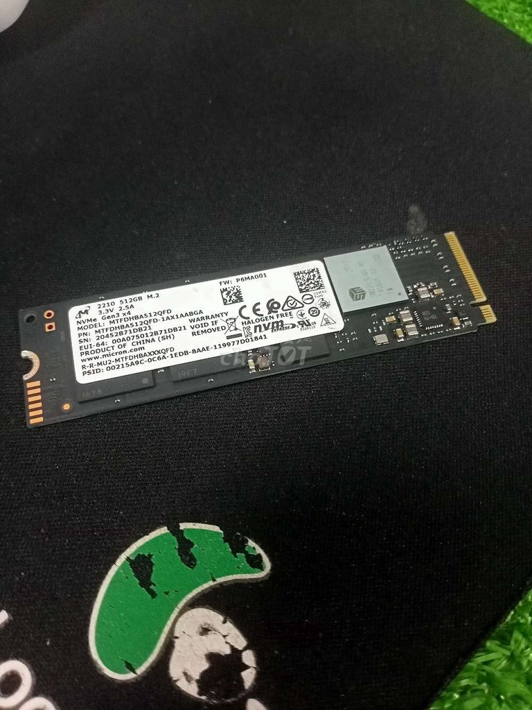 Nvme intel 512g sức khỏe 98