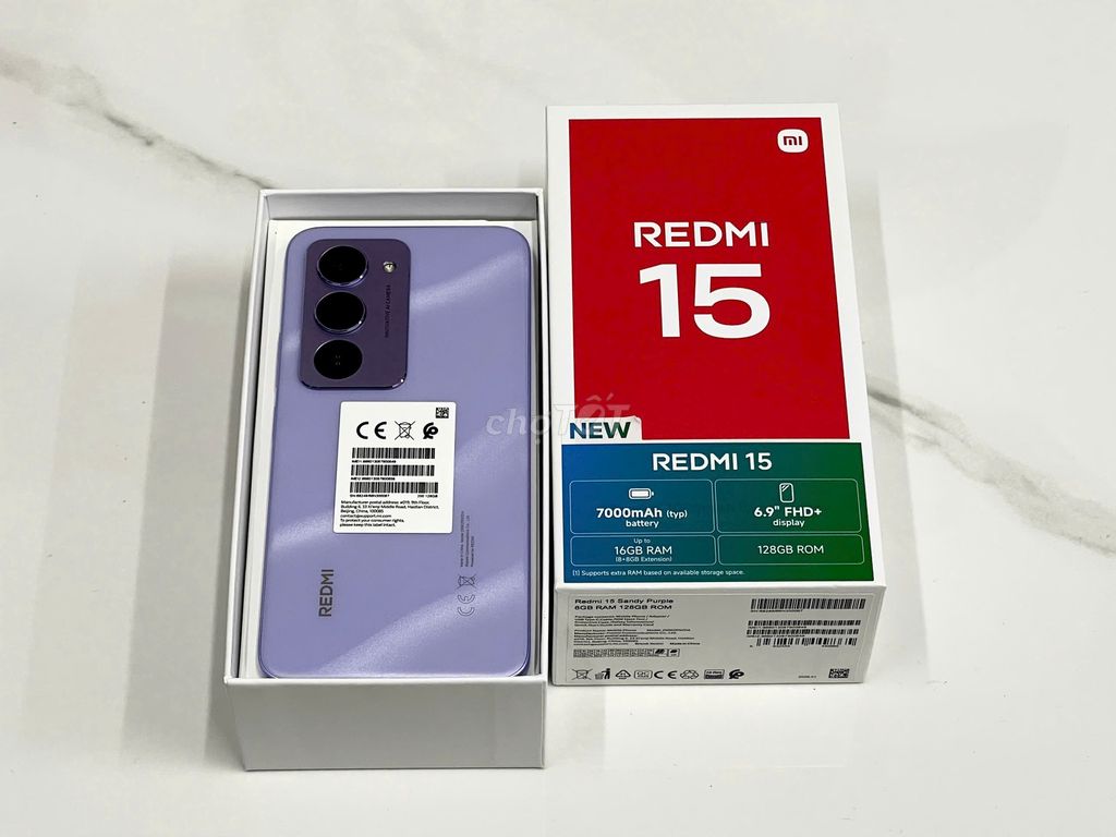 Xiaomi Redmi 15 Ram 8G/128G Máy Đẹp Keng,Full Box. Mua bán Điện thoại tại Quận Liên Chiểu Đà Nẵng được đăng bởi Gia Minh Shop hình 1