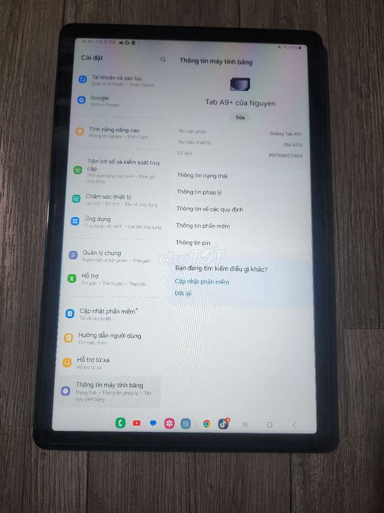 MTB SAMSUNG GALAXY TAB A9 Plus  mạnh, GIÁ TỐT! 🔥