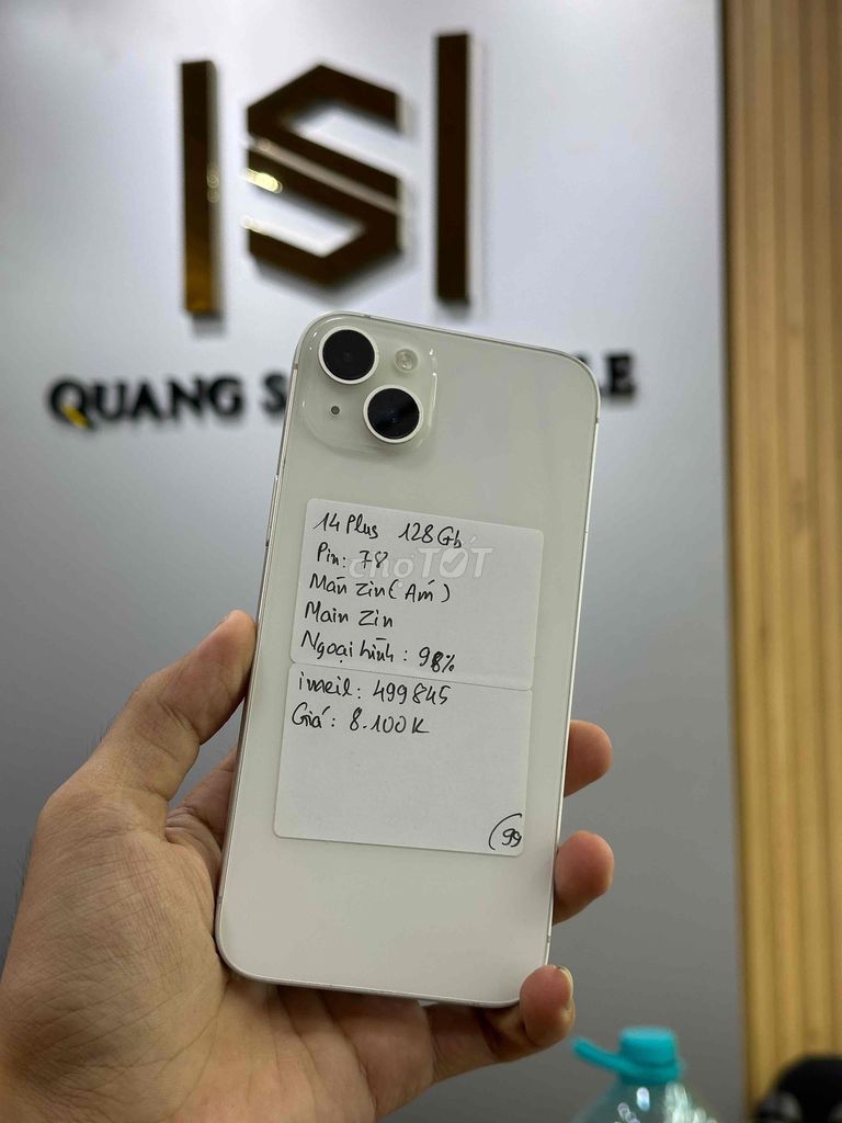 14 Plus 128GB/ GÓP BAO NỢ XẤU. Mua bán Điện thoại tại Quận 12 Tp Hồ Chí Minh được đăng bởi Sang Mobile hình 1