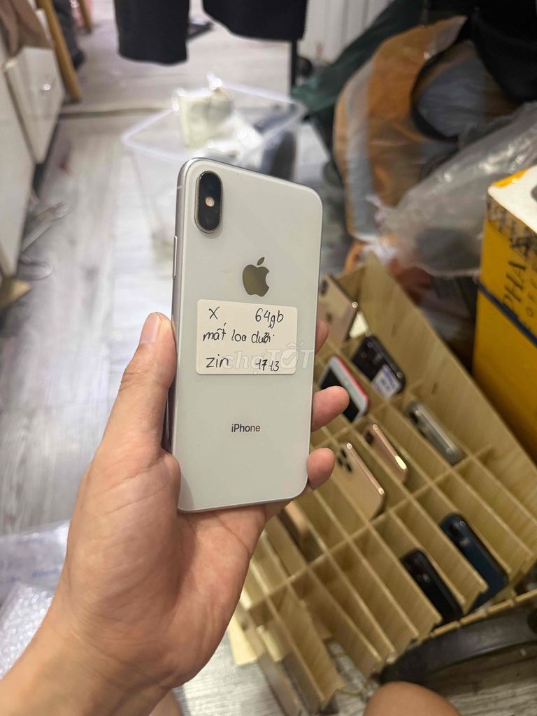 Apple iPhone X 64GB Trắng Quốc tế. Mua bán Điện thoại tại Quận Hải Châu Đà Nẵng được đăng bởi Hoàng Táo 273 Nguyễn Hoàng hình 1