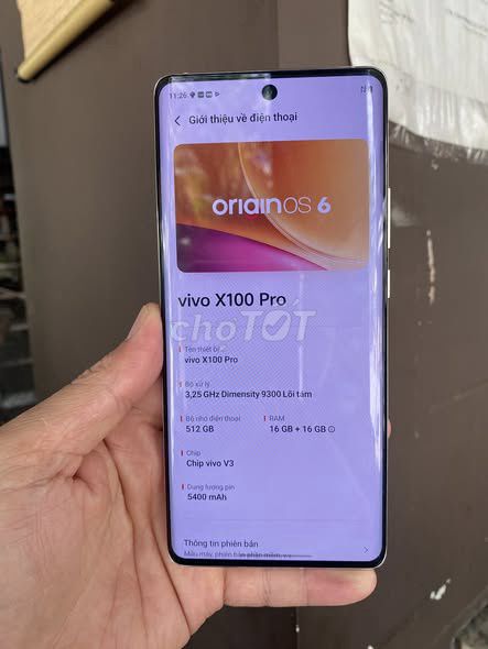 Vivo X100 Pro 16GB/512GB Cam. Mua bán Điện thoại tại Quận 8 Tp Hồ Chí Minh được đăng bởi Hội Đồ Điện Tử hình 1