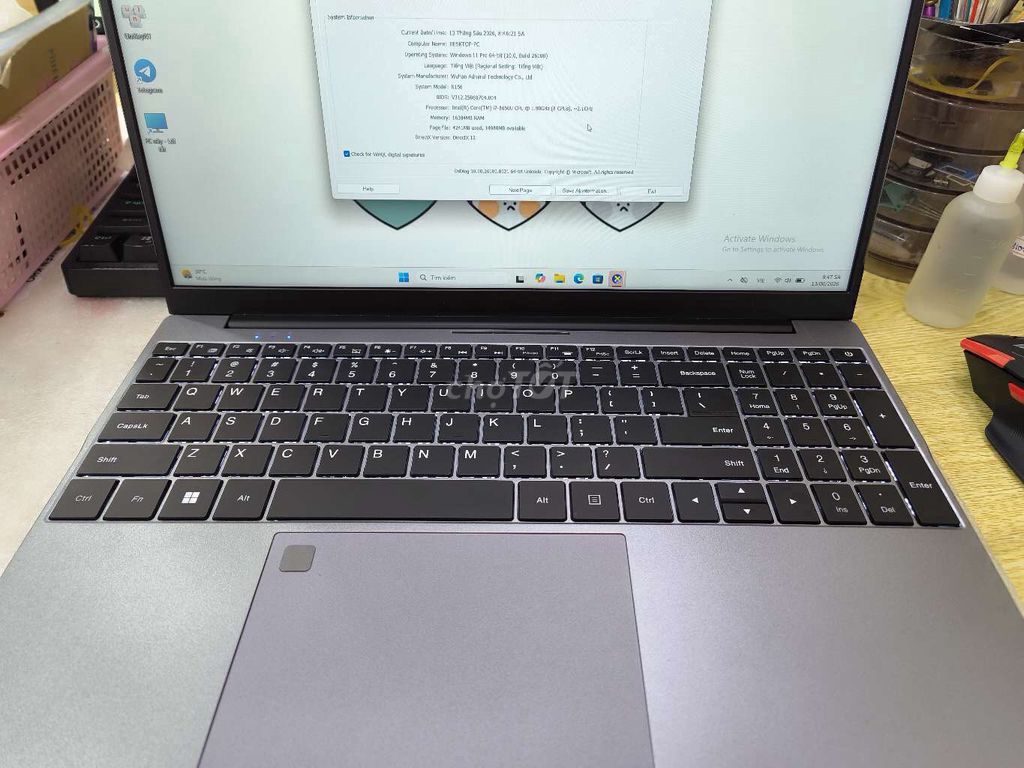 VIAME Core i7-8650U 15 inch 16GB/512GB Bạc. Mua bán Laptop tại Huyện Nhà Bè Tp Hồ Chí Minh được đăng bởi lộc hình 1