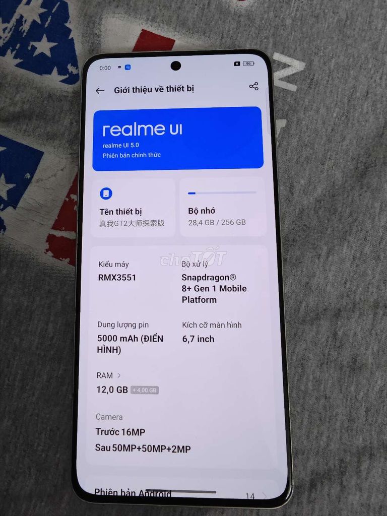 Realme GT2 Explorer Edition ram 12/256 chip 8+gen1