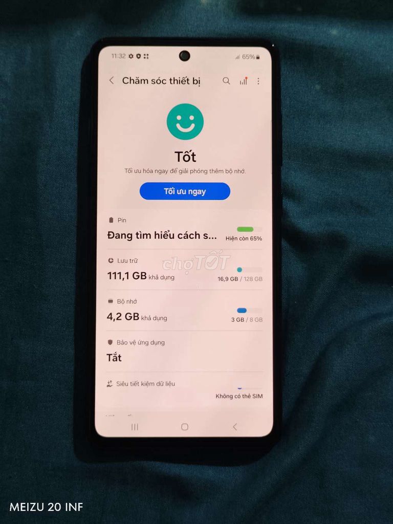 Samsung Galaxy A52 5G 128GB Đã sử dụng. Mua bán Điện thoại tại Quận Nam Từ Liêm Hà Nội được đăng bởi Hoàng Đông hình 1
