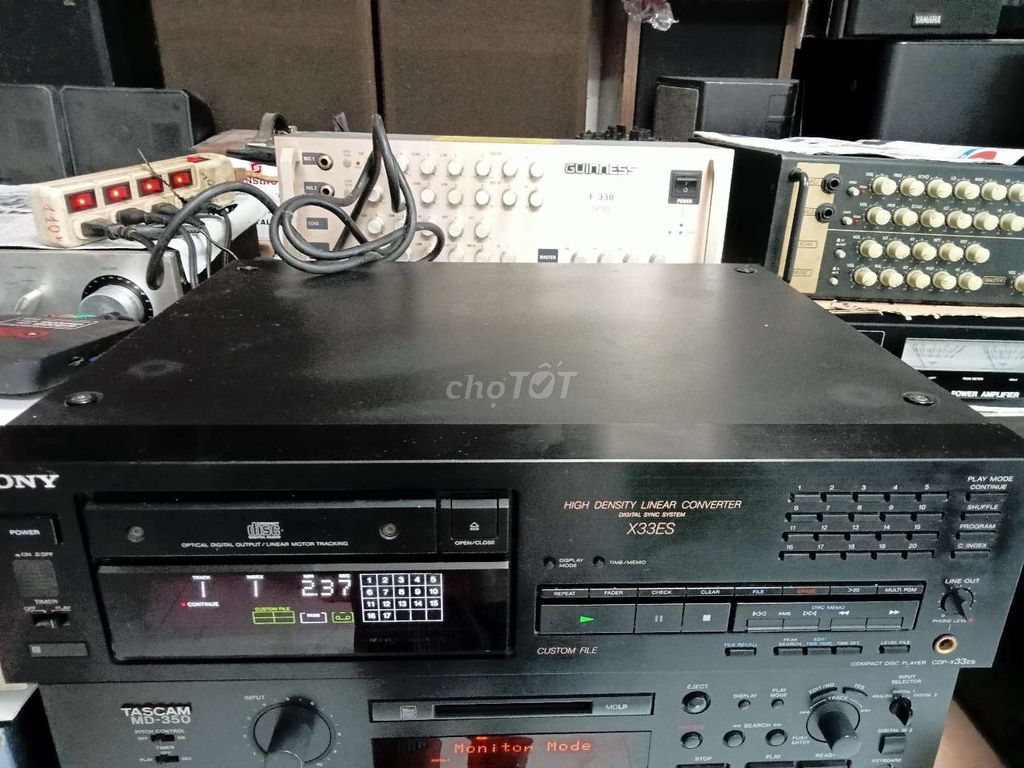 Đầu đĩa CD Sony CDP-X33ES Đen Nhật Bản. Mua bán Tivi, Âm thanh tại Huyện Nhà Bè Tp Hồ Chí Minh được đăng bởi Vantai hình 1