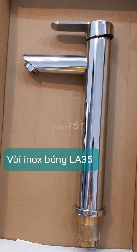 Vòi lavabo sus 304 cao 30cm LA35. Mua bán Thiết bị vệ sinh, nhà tắm tại Quận Hoàng Mai Hà Nội được đăng bởi Thiết bị vệ sinh Vietbig hình 1