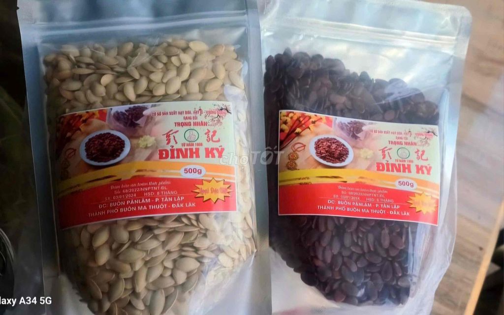 Hạt bí Đỉnh Ký  500g loại 1 - Tuyển CTV ck 5%