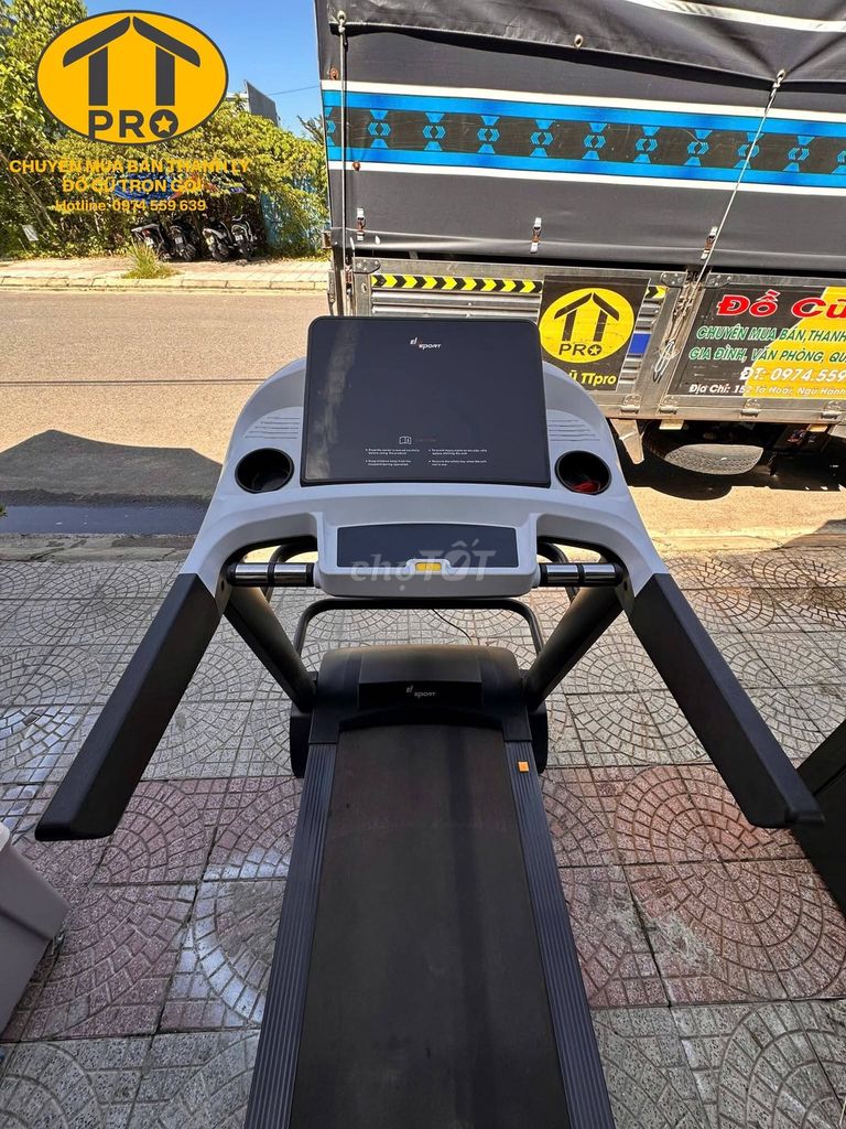 Máy chạy bộ Elipsport Elip Bolt Đen, trắng, xám