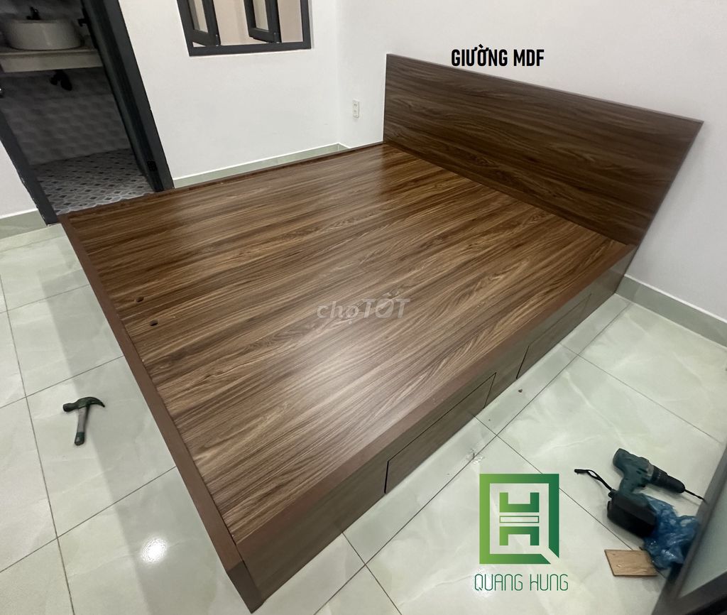 GIƯỜNG MDF-GIƯỜNG MDF=GIƯỜNG MDF=GIƯỜNG MDF$GIƯỜNG. Mua bán Giường, chăn ga gối nệm tại Thành phố Thủ Dầu Một Bình Dương được đăng bởi NỘI THẤT NHÀ XINH hình 1