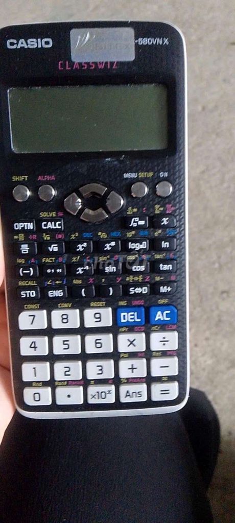Máy tính Casio 580VNX trắng . Mua bán Đồ dùng văn phòng tại Thị xã Mỹ Hào Hưng Yên được đăng bởi ĐẶNG THU HUYEN hình 1